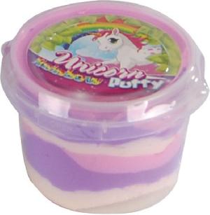 Bekijk leuke cadeautip : Unicorn Stuiterklei Meisjes 110 Gram Paars/roze